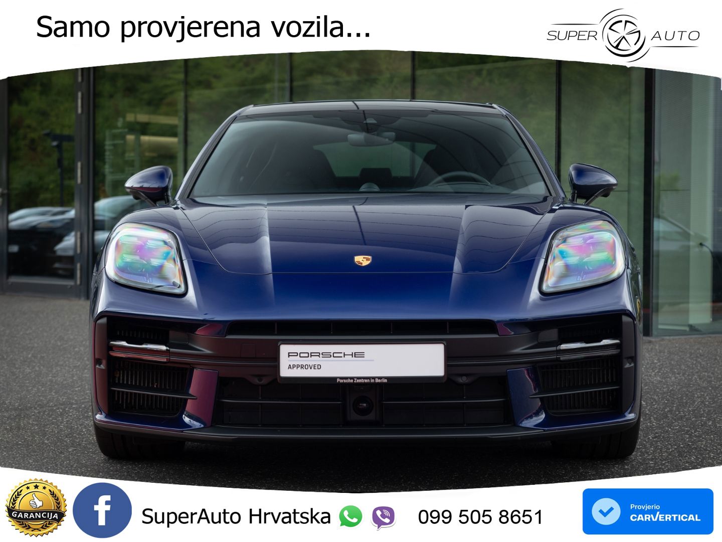 Porsche Panamera 4S 2.9 V6 (544 KS) E-Hybrid PDK ACC+HEAD+4xGR SJED+360+PANO