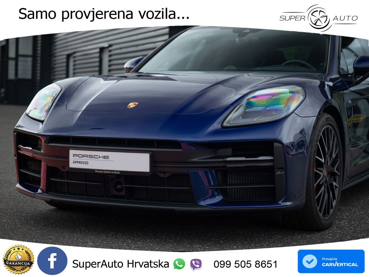 Porsche Panamera 4S 2.9 V6 (544 KS) E-Hybrid PDK ACC+HEAD+4xGR SJED+360+PANO