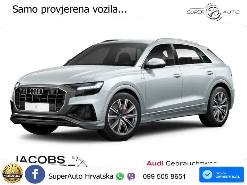 Audi Q8 50 TDI V6 (286 KS) quattro Tiptronic LED+GR SJED+ACC
