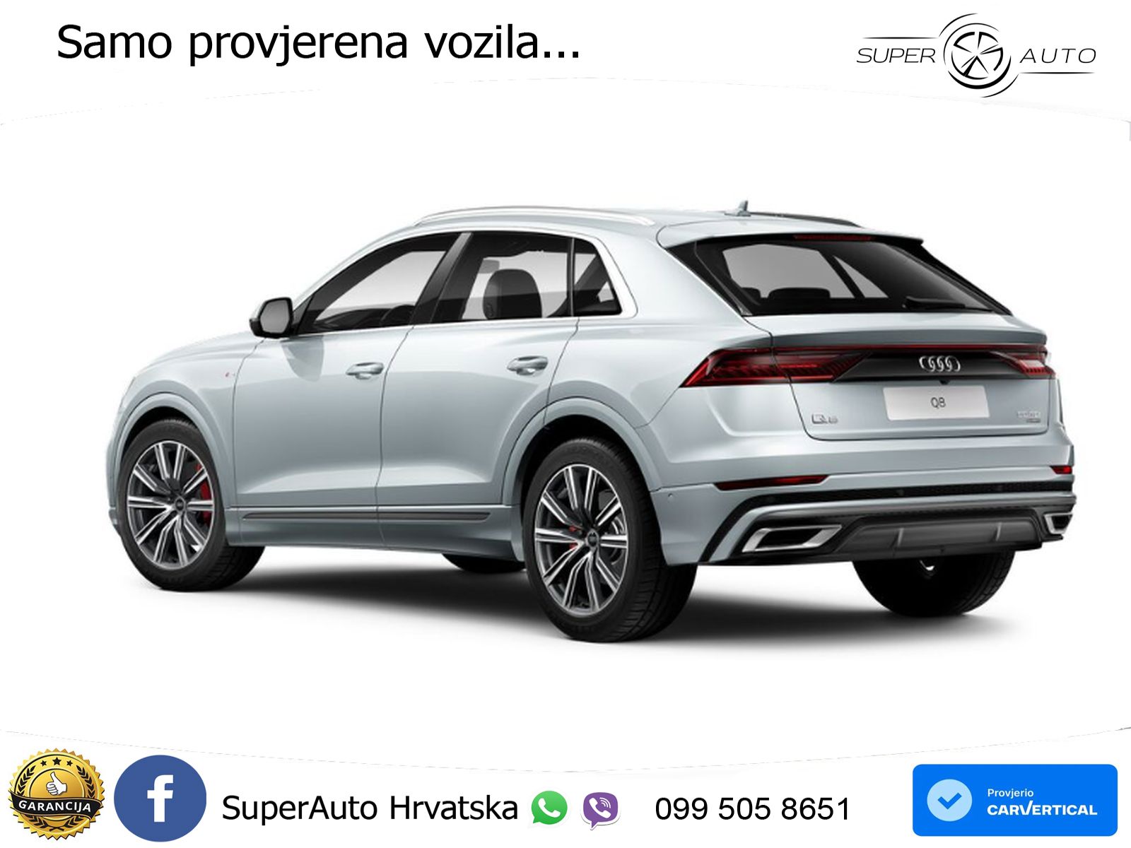 Audi Q8 50 TDI V6 (286 KS) quattro Tiptronic