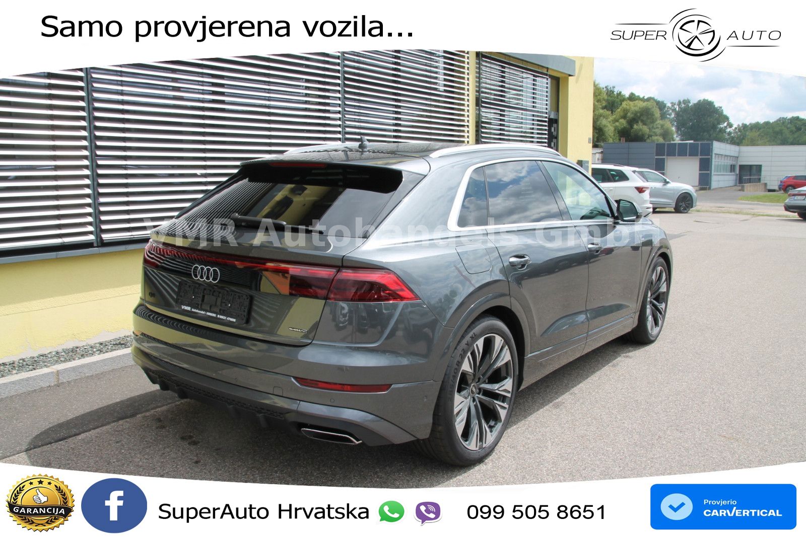 Audi Q8 50 TDI V6 (286 KS) quattro Tiptronic S line LED+GR SJED+ACC