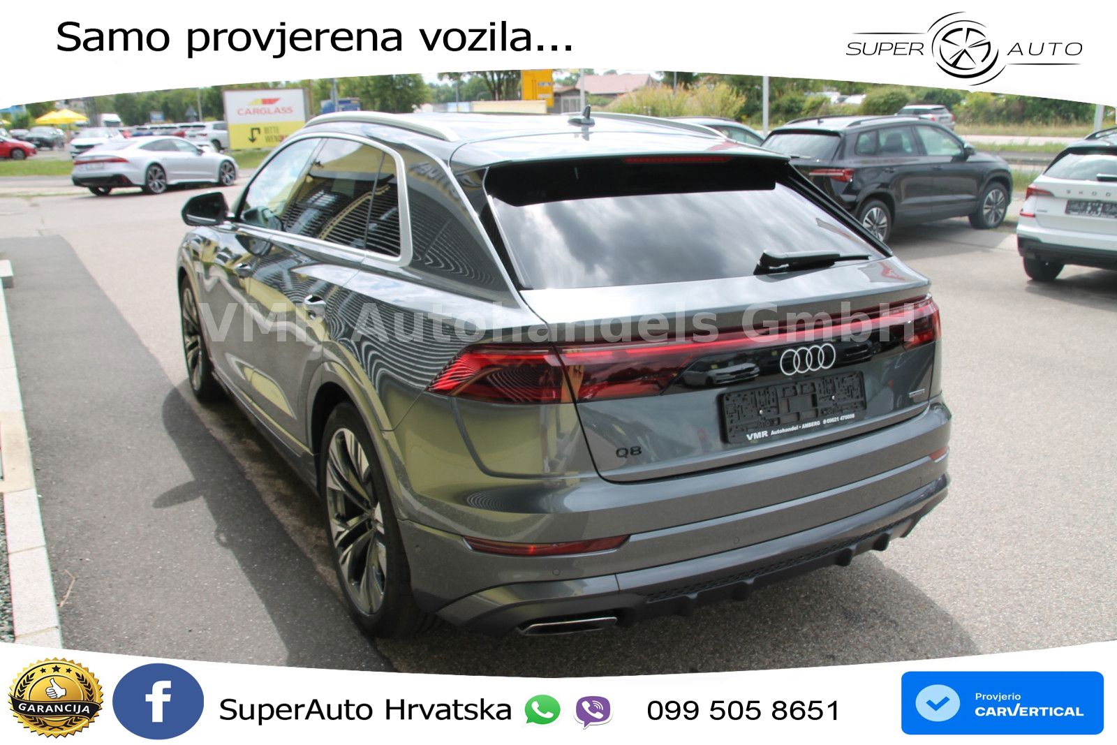 Audi Q8 50 TDI V6 (286 KS) quattro Tiptronic S line LED+GR SJED+ACC