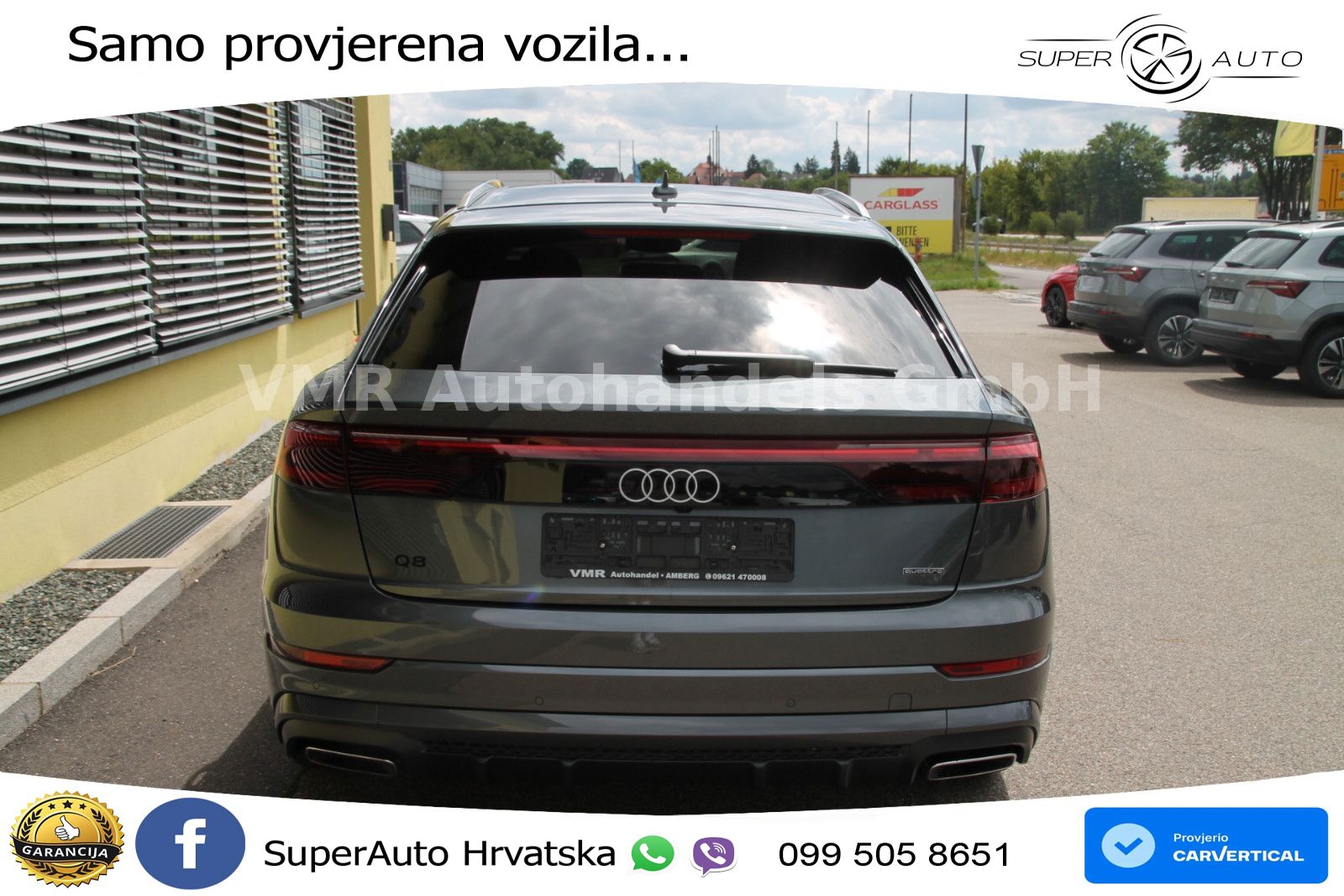 Audi Q8 50 TDI V6 (286 KS) quattro Tiptronic S line LED+GR SJED+ACC