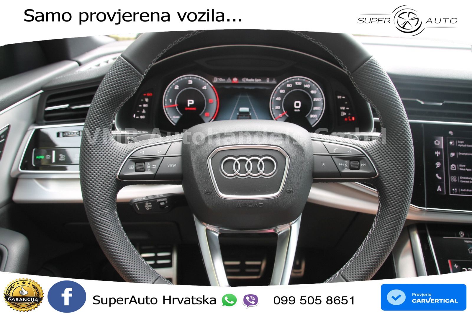 Audi Q8 50 TDI V6 (286 KS) quattro Tiptronic S line LED+GR SJED+ACC