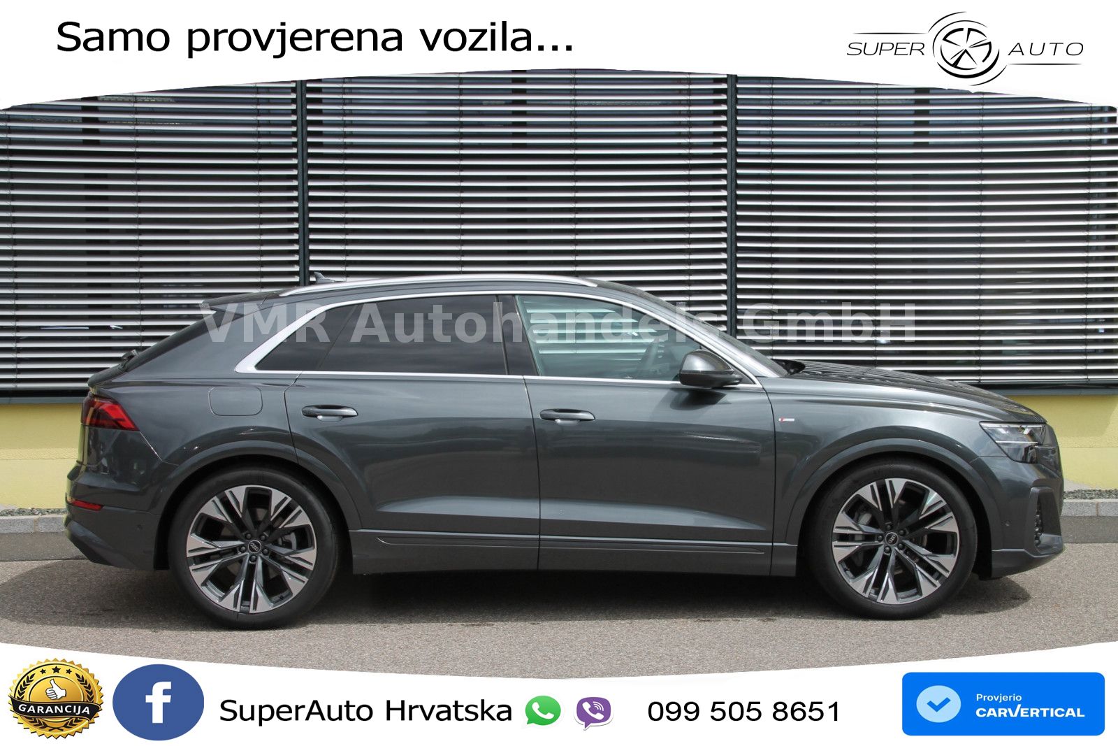 Audi Q8 50 TDI V6 (286 KS) quattro Tiptronic S line LED+GR SJED+ACC