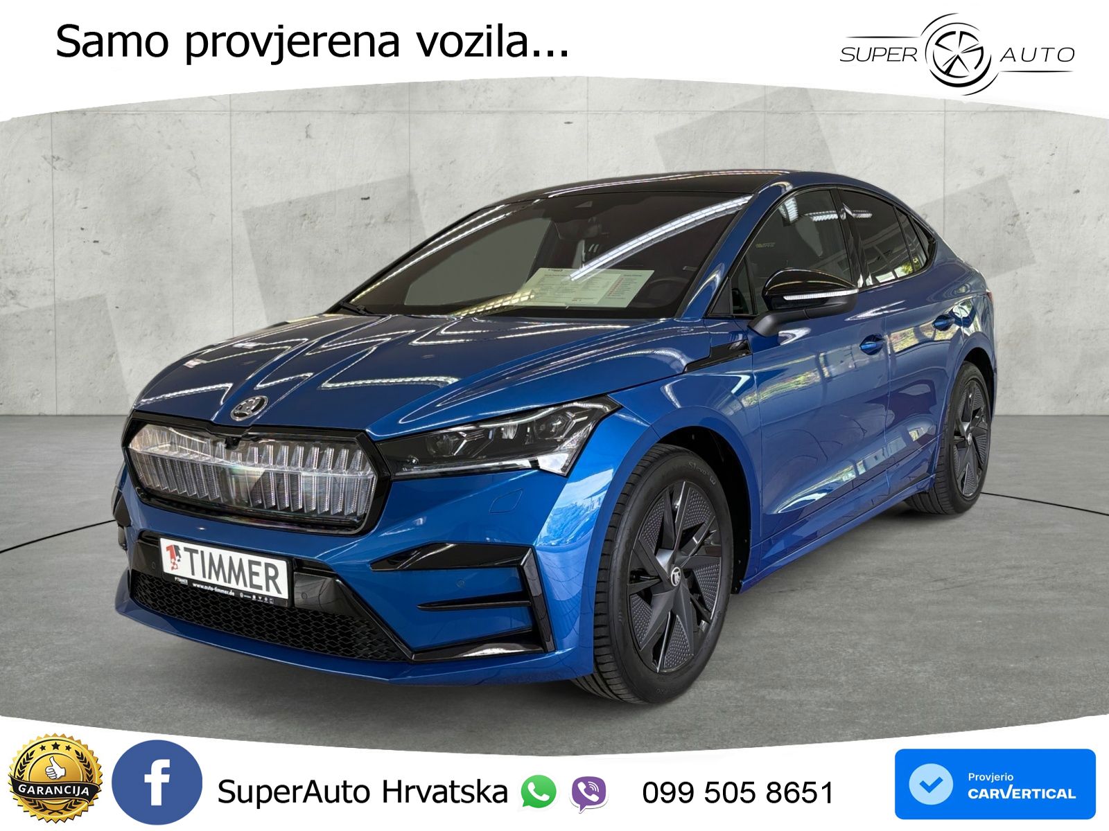 Škoda Enyaq Coupe iV RS 82 kWh (299 KS) AWD LED+GR SJED+ACC