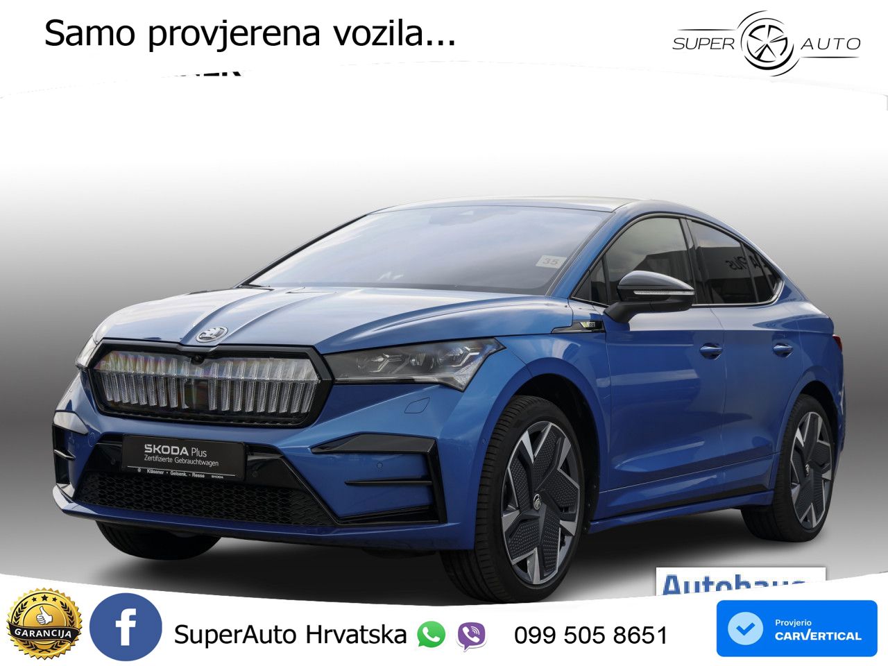 Škoda Enyaq Coupe RS 84 kWh (340 KS) AWD LED+GR SJED+ACC