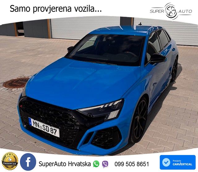 Audi RS3 Sportback 2.5 TFSI (400 KS) quattro S tronic