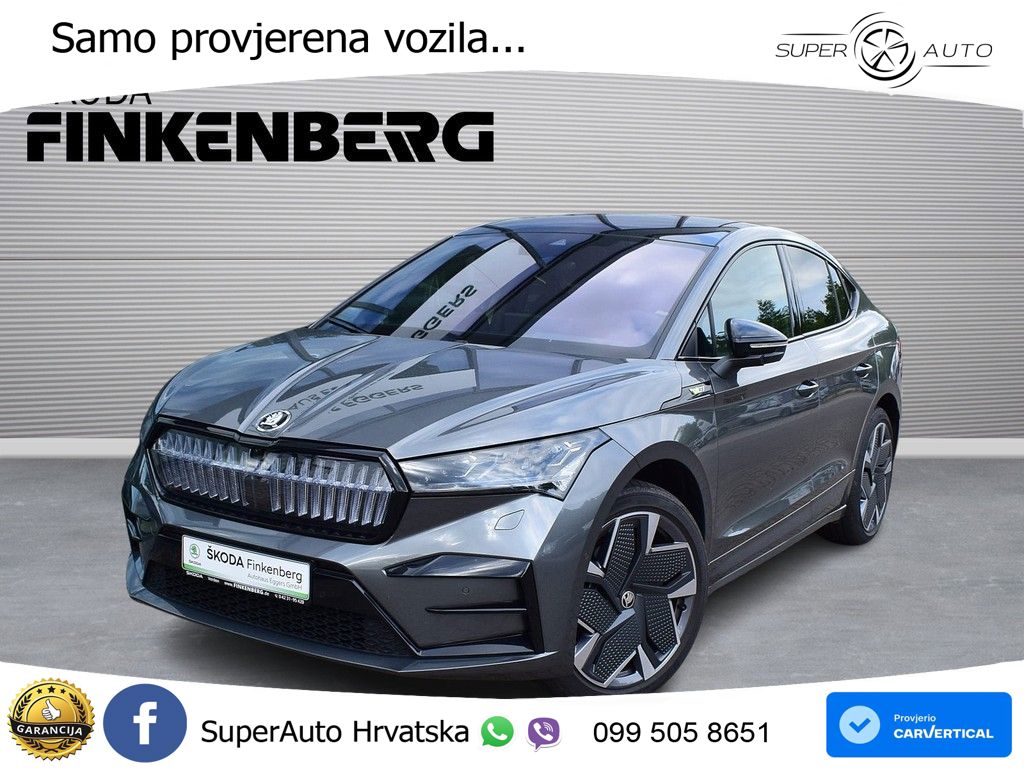 Škoda Enyaq Coupe iV RS 82 kWh (340 KS) AWD LED+GR SJED+ACC