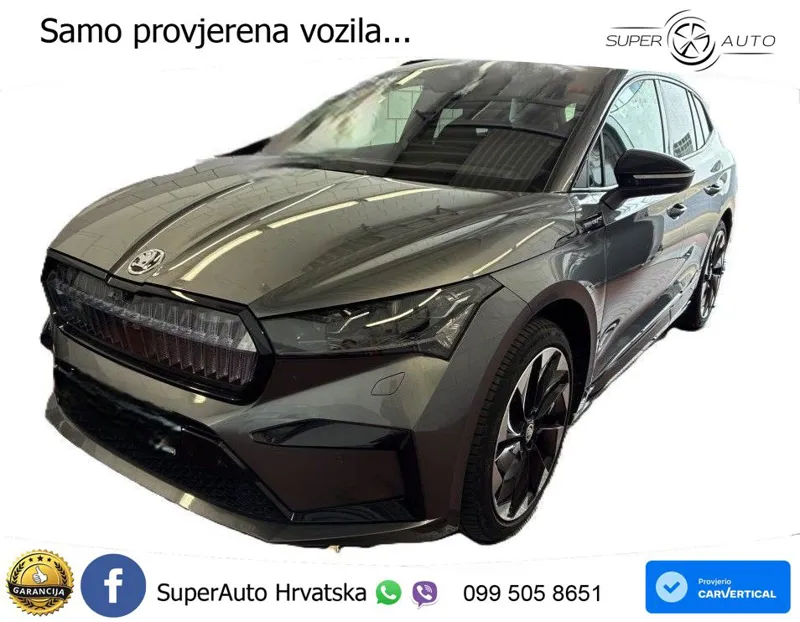 Škoda Enyaq iV 80 82 kWh (204 KS) SportLine LED+GR SJED+ACC