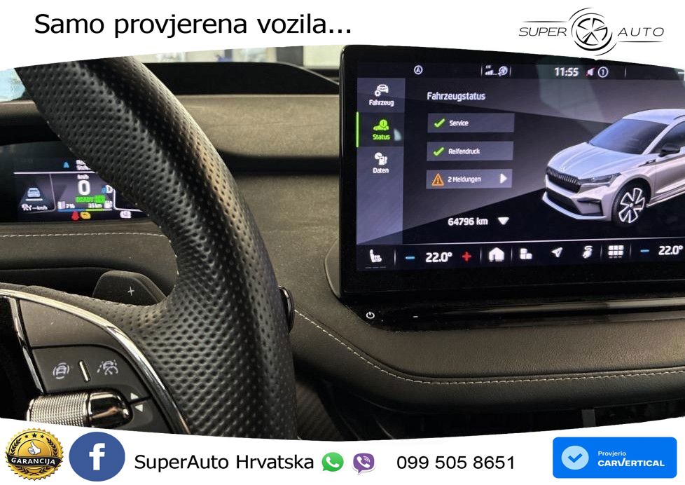 Škoda Enyaq iV 80 82 kWh (204 KS) SportLine LED+GR SJED+ACC