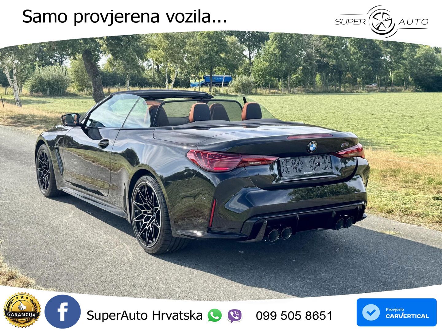 BMW M4 Convertible Competition 3.0 (530 KS) xDrive Steptronic LED+GR SJED+ACC