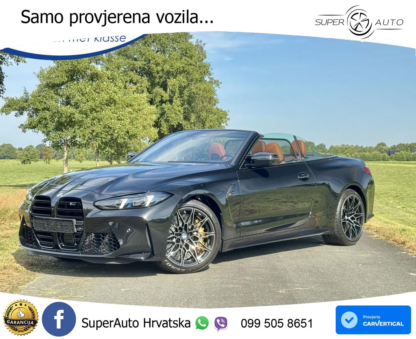 BMW M4 Convertible Competition 3.0 (530 KS) xDrive Steptronic LED+GR SJED+ACC
