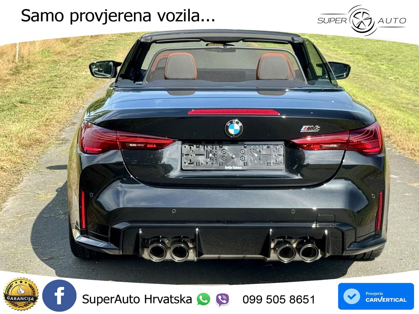 BMW M4 Convertible Competition 3.0 (530 KS) xDrive Steptronic LED+GR SJED+ACC