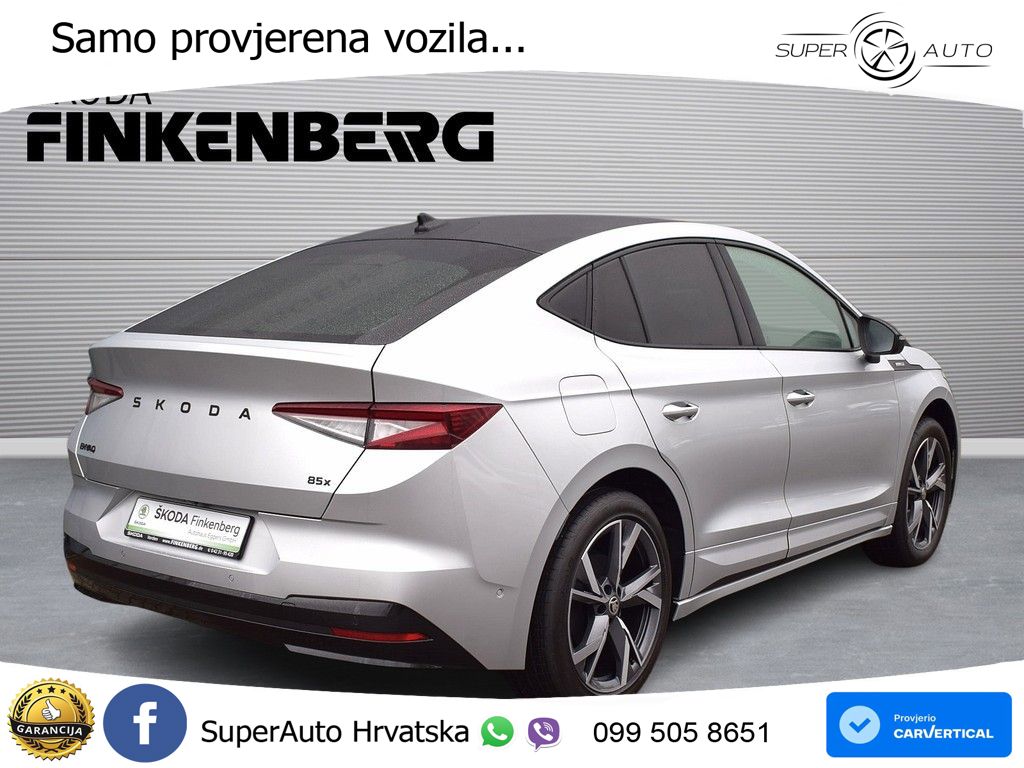 Škoda Enyaq Coupe iV 85x 82 kWh (286 KS) AWD SportLine LED+GR SJED+ACC