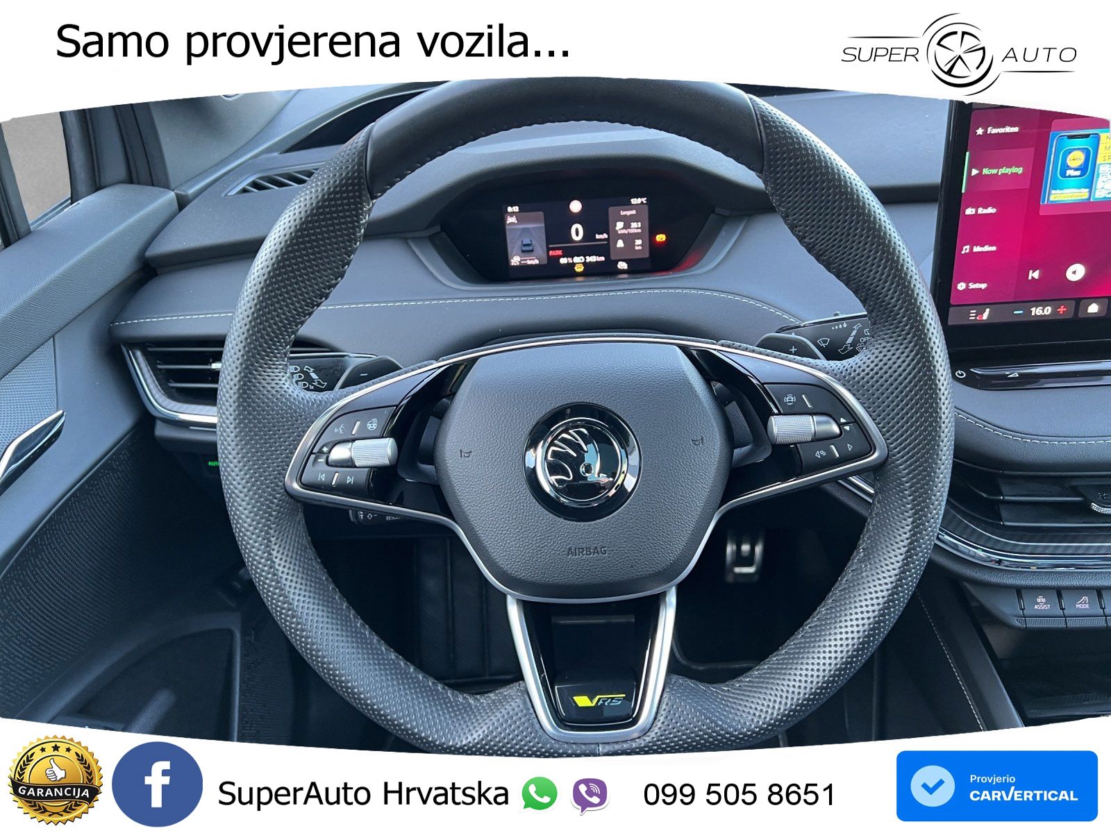 Škoda Enyaq iV RS 82 kWh (340 KS) AWD