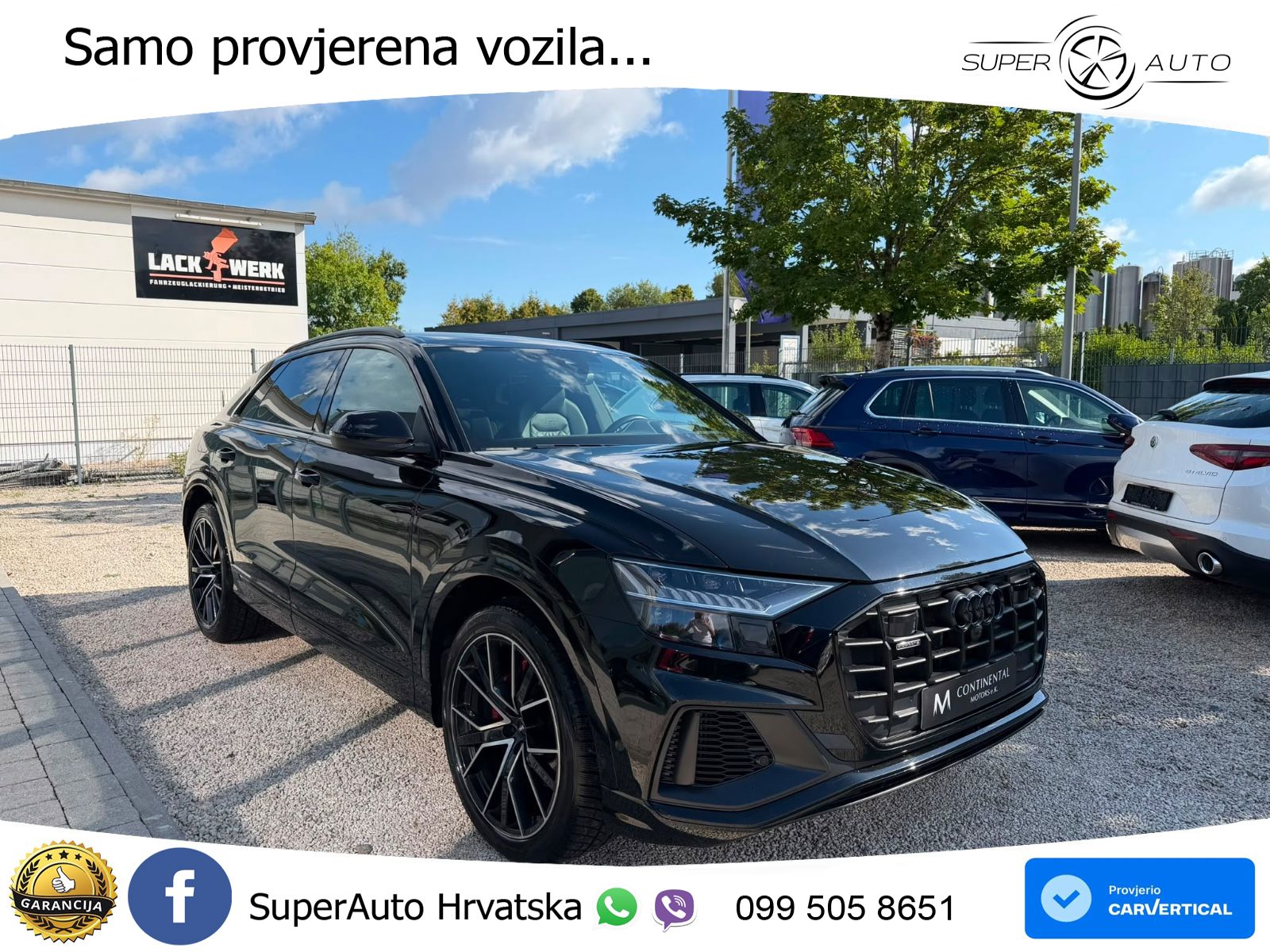 Audi Q8 55 TFSI V6 (340 KS) quattro Tiptronic S line LED+GR SJED+ACC