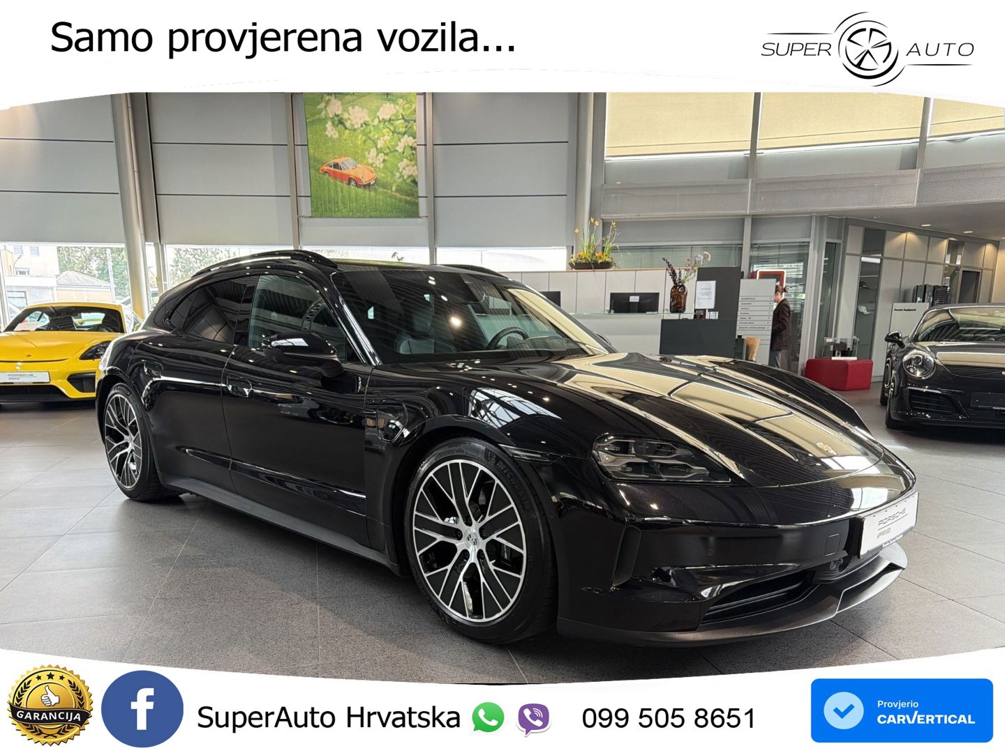 Porsche Taycan Sport Turismo 4S 105 kWh (598 KS)