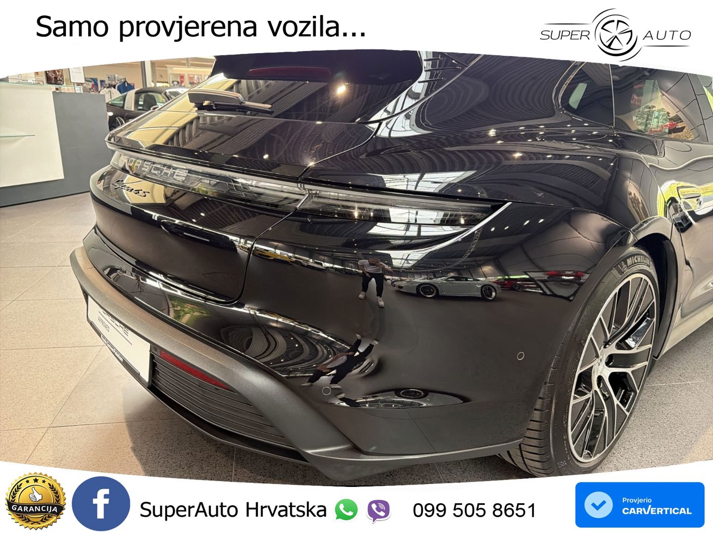 Porsche Taycan Sport Turismo 4S 105 kWh (598 KS)