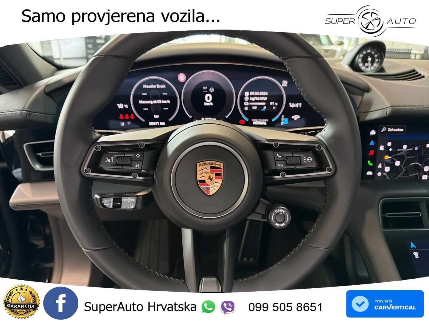 Porsche Taycan Sport Turismo 4S 105 kWh (598 KS)