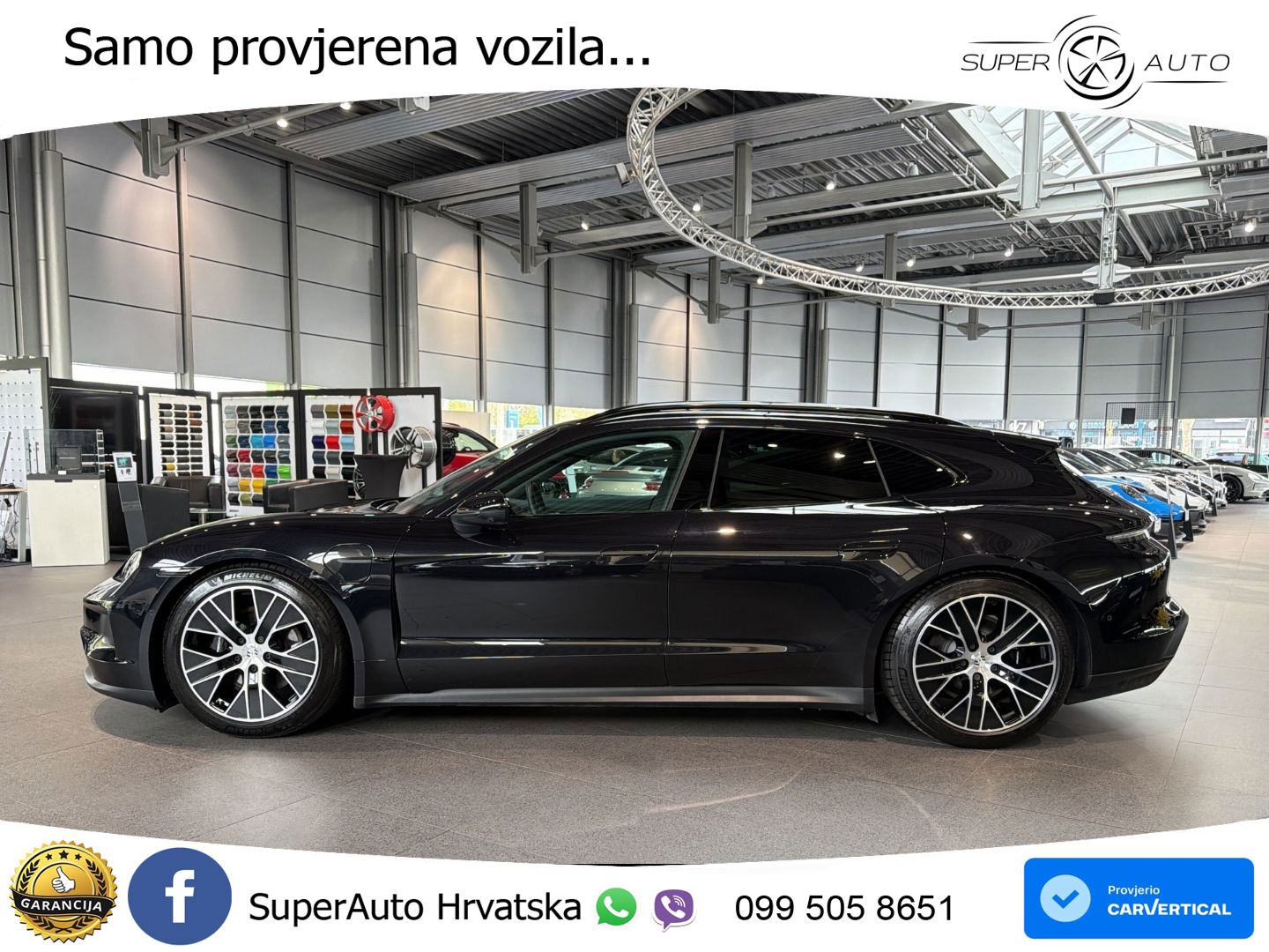 Porsche Taycan Sport Turismo 4S 105 kWh (598 KS)