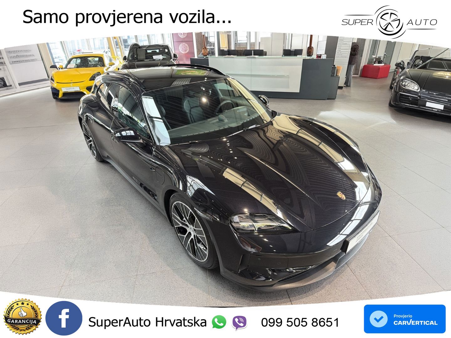Porsche Taycan Sport Turismo 4S 105 kWh (598 KS)