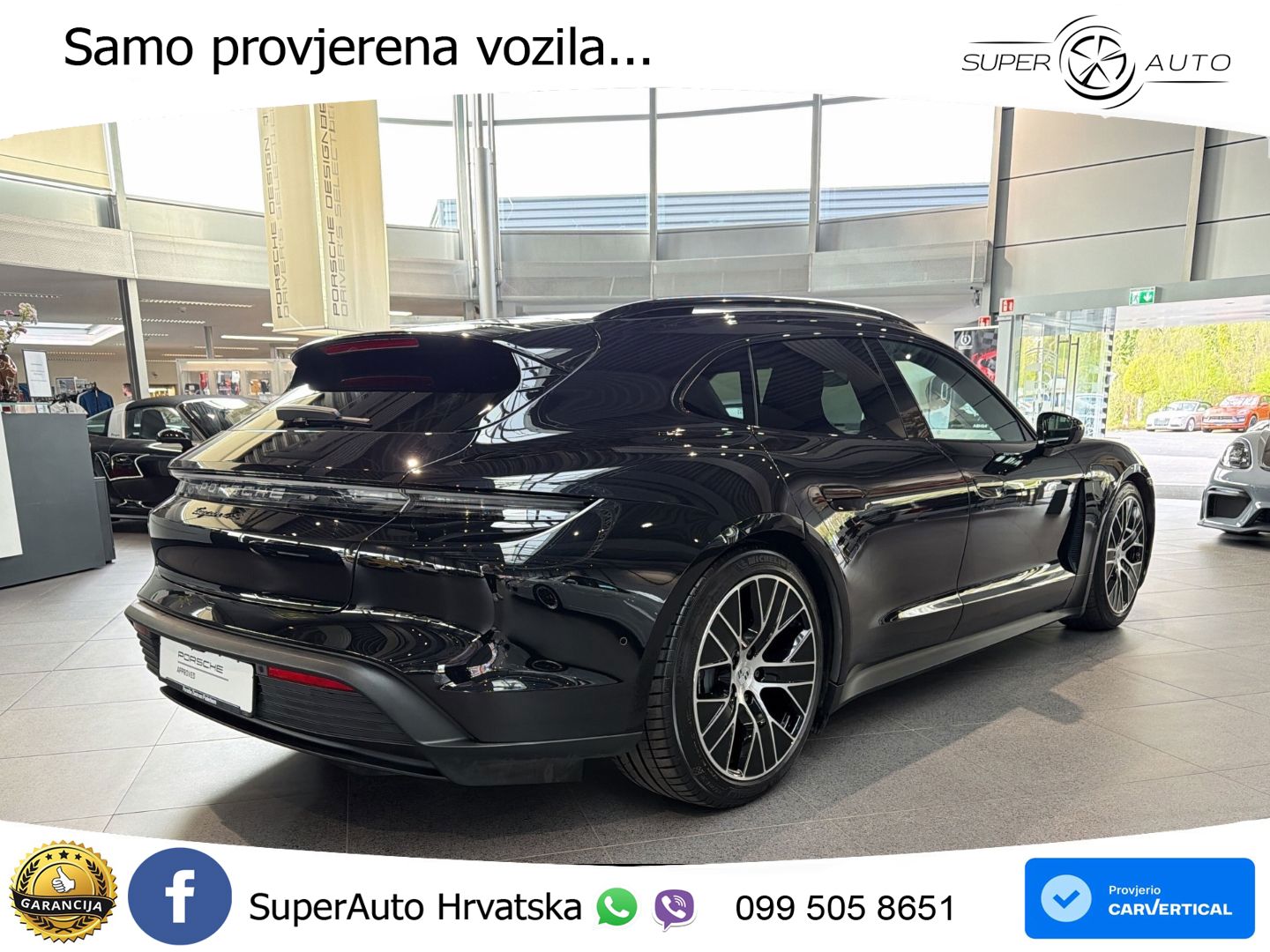 Porsche Taycan Sport Turismo 4S 105 kWh (598 KS)
