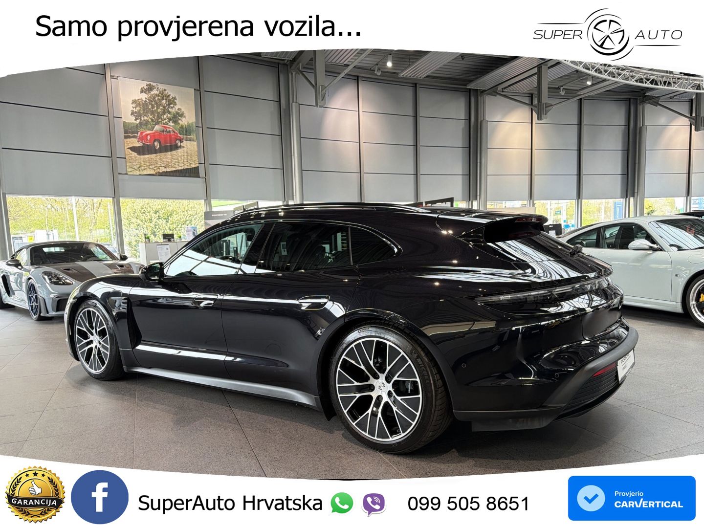 Porsche Taycan Sport Turismo 4S 105 kWh (598 KS)