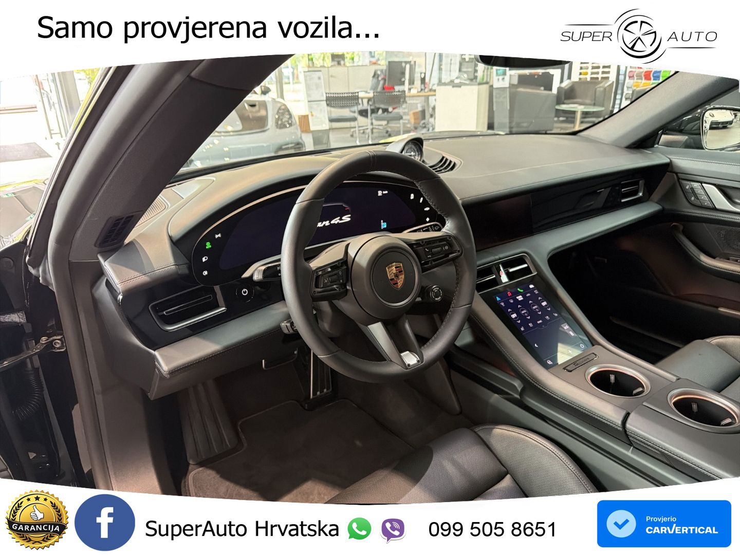 Porsche Taycan Sport Turismo 4S 105 kWh (598 KS)