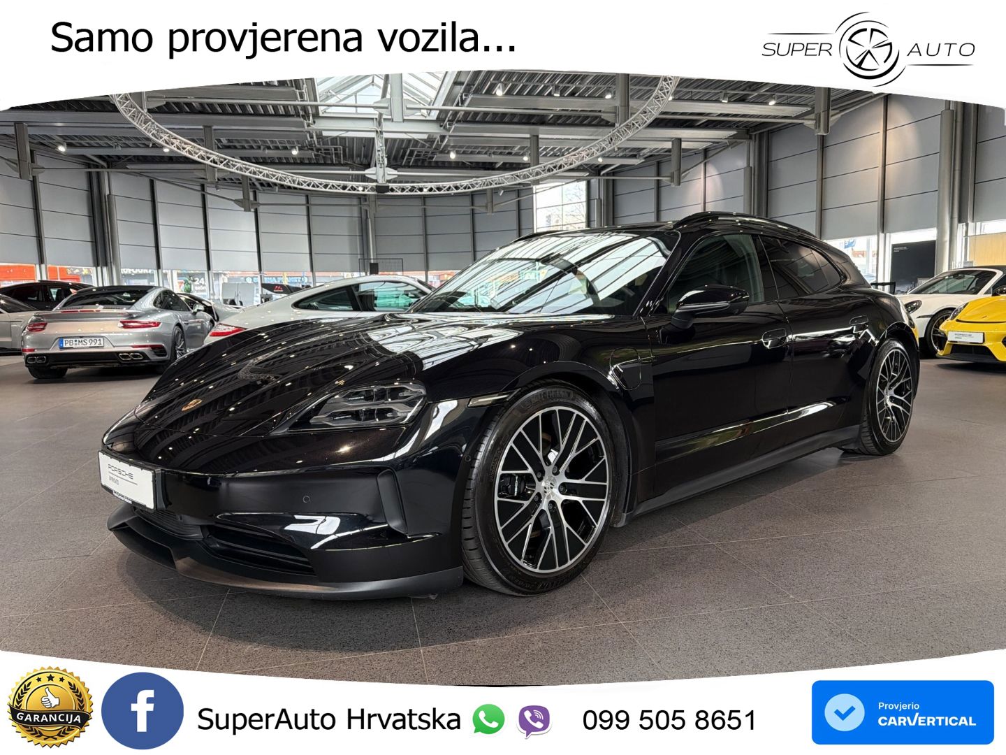 Porsche Taycan Sport Turismo 4S 105 kWh (598 KS)