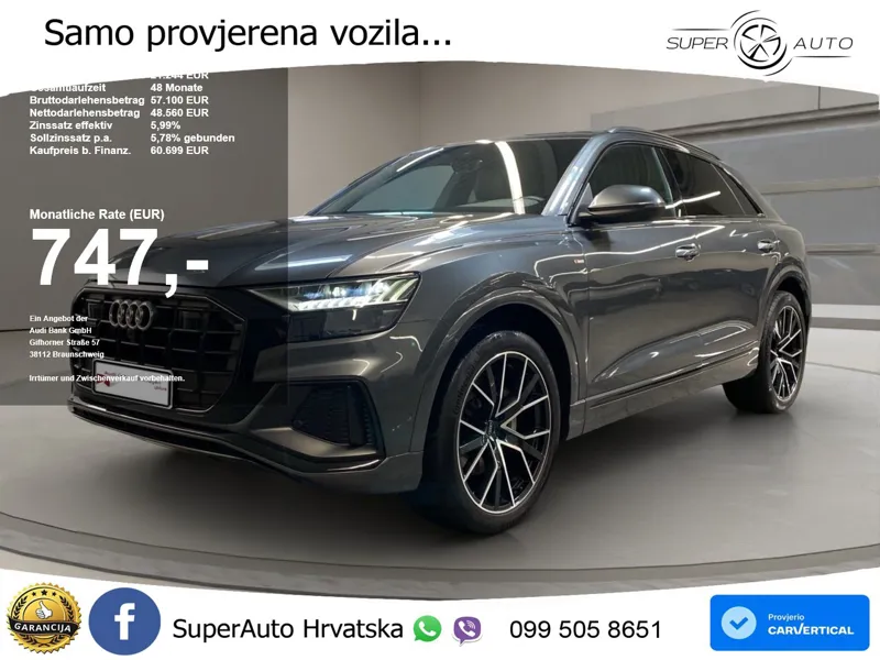 Audi Q8 50 TDI V6 (286 KS) quattro Tiptronic