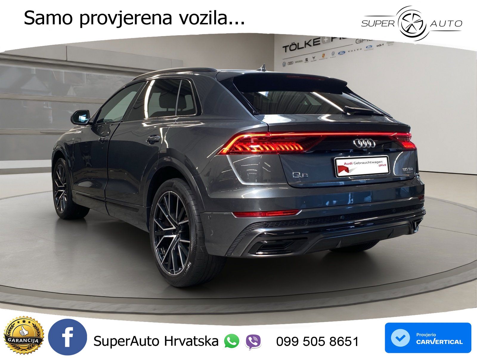 Audi Q8 50 TDI V6 (286 KS) quattro Tiptronic