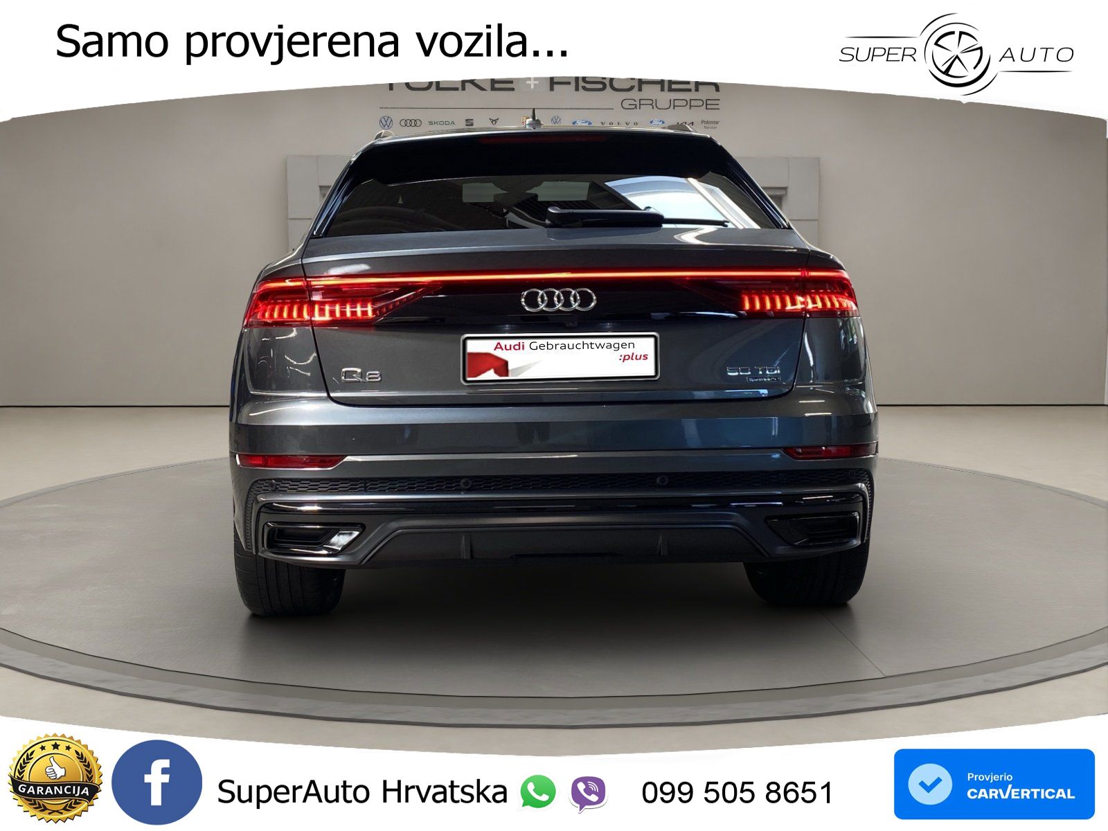 Audi Q8 50 TDI V6 (286 KS) quattro Tiptronic
