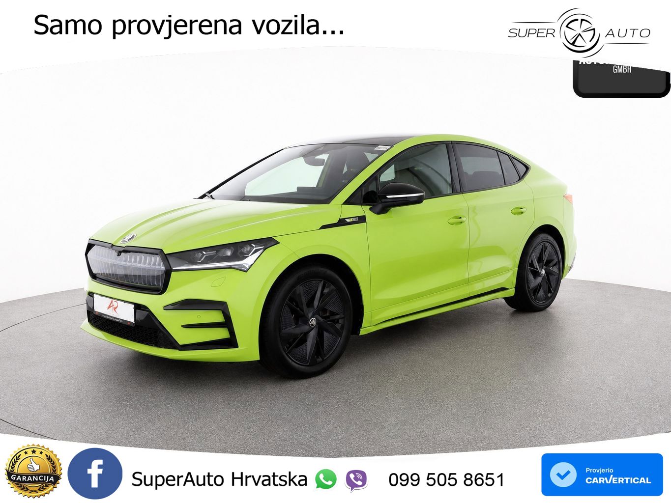 Škoda Enyaq Coupe iV RS 82 kWh (299 KS) AWD LED+GR SJED+ACC