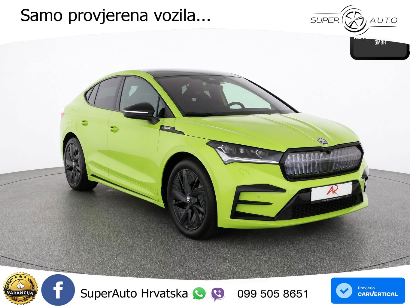 Škoda Enyaq Coupe iV RS 82 kWh (299 KS) AWD LED+GR SJED+ACC