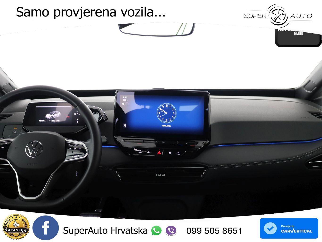 Volkswagen ID.3 Pro 62 kWh (204 KS)