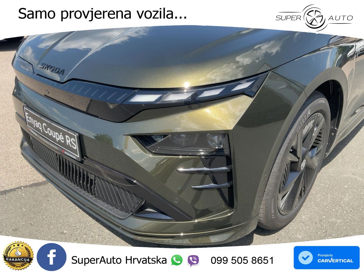 Škoda Enyaq Coupe iV RS 82 kWh (340 KS) AWD LED+GR SJED+ACC
