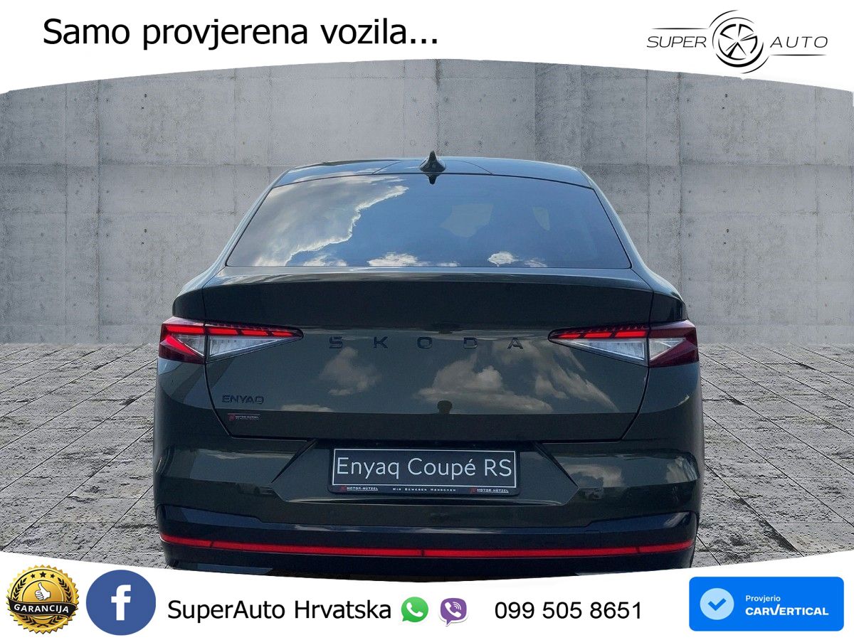 Škoda Enyaq Coupe iV RS 82 kWh (340 KS) AWD LED+GR SJED+ACC