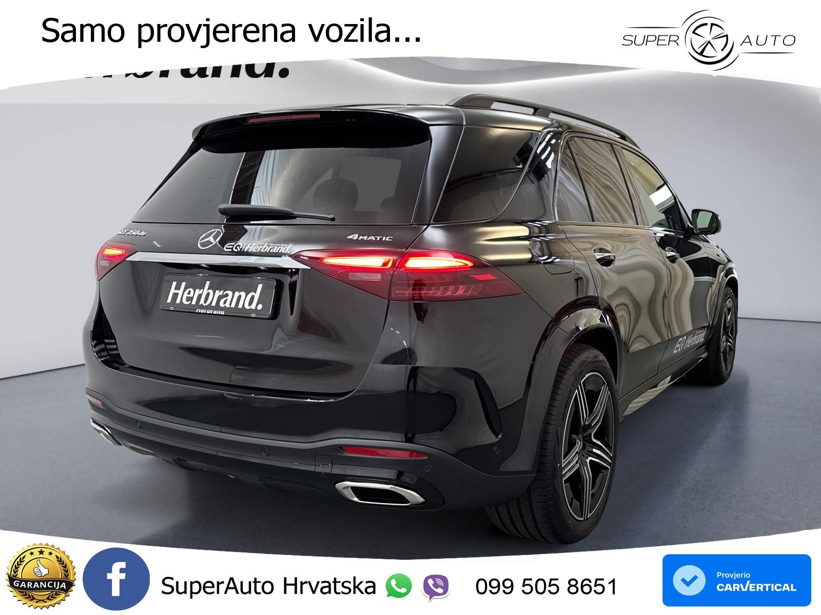 Mercedes GLE 300d (269 KS) EQ Boost 4MATIC 9G-TRONIC AMG ZRAČNI+ACC+4xGR SJED+360