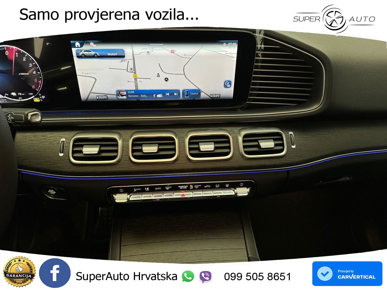 Mercedes GLE 300d (269 KS) EQ Boost 4MATIC 9G-TRONIC AMG ZRAČNI+ACC+4xGR SJED+360