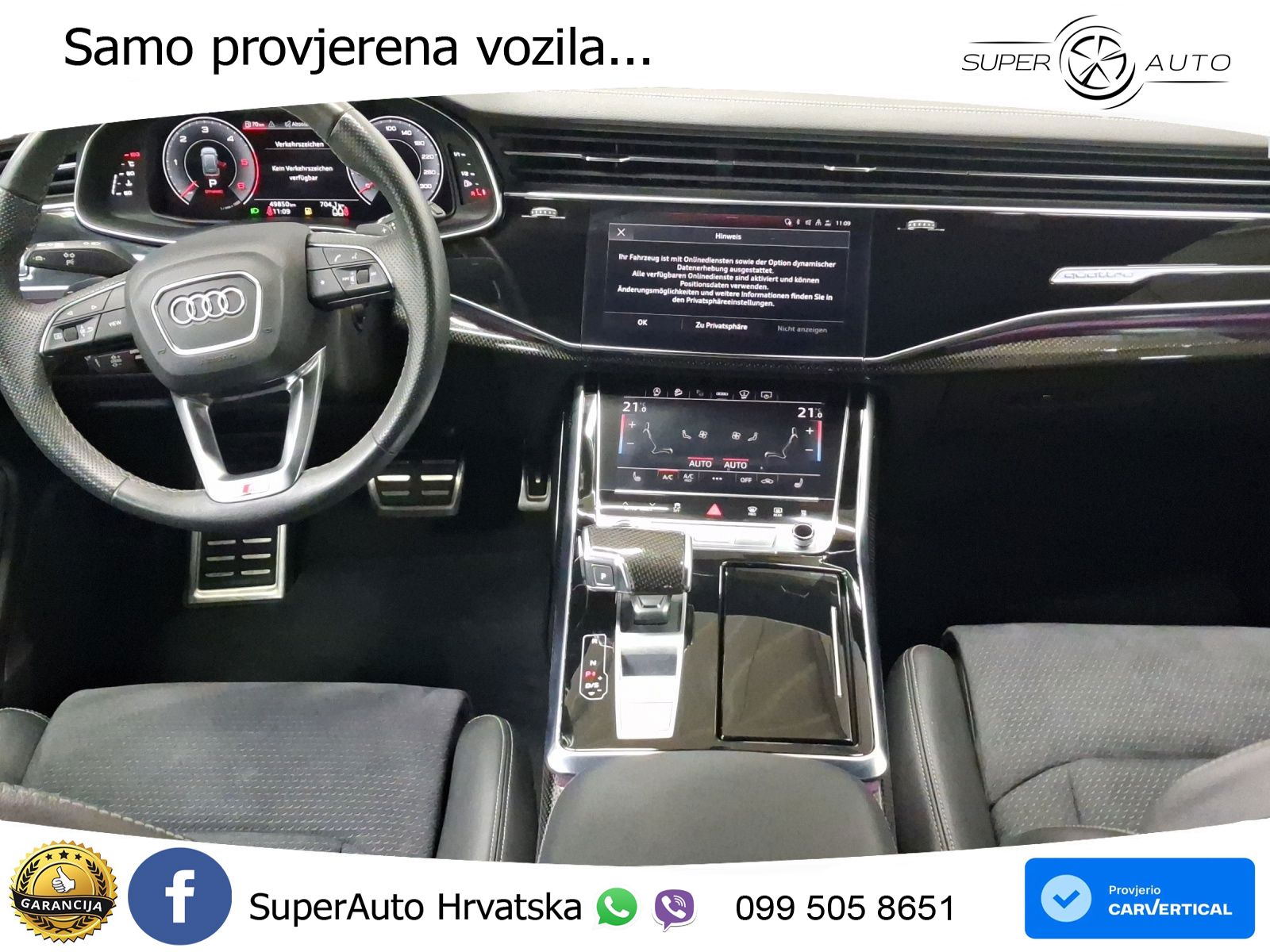 Audi Q8 50 TDI V6 (286 KS) quattro Tiptronic