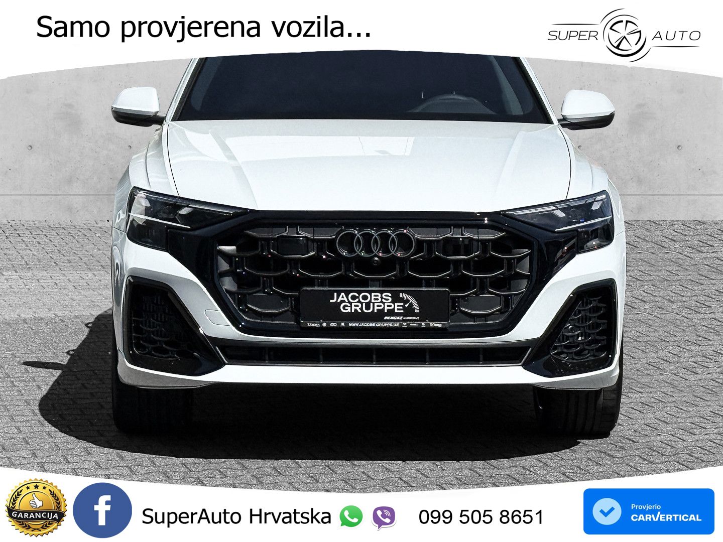 Audi Q8 55 TFSIe V6 (394 KS) quattro Tiptronic 2x S line LED+GR SJED+ACC