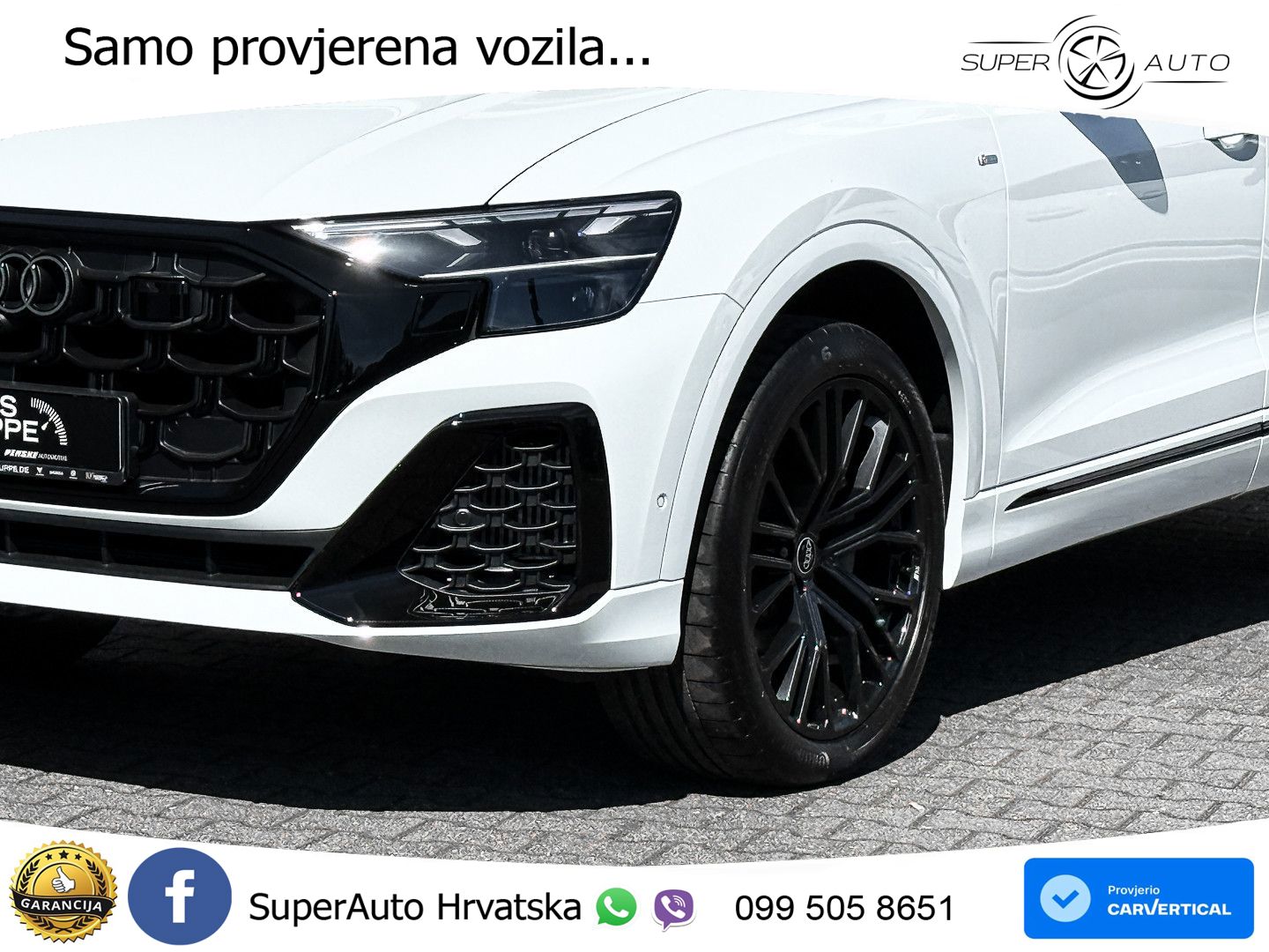 Audi Q8 55 TFSIe V6 (394 KS) quattro Tiptronic 2x S line LED+GR SJED+ACC