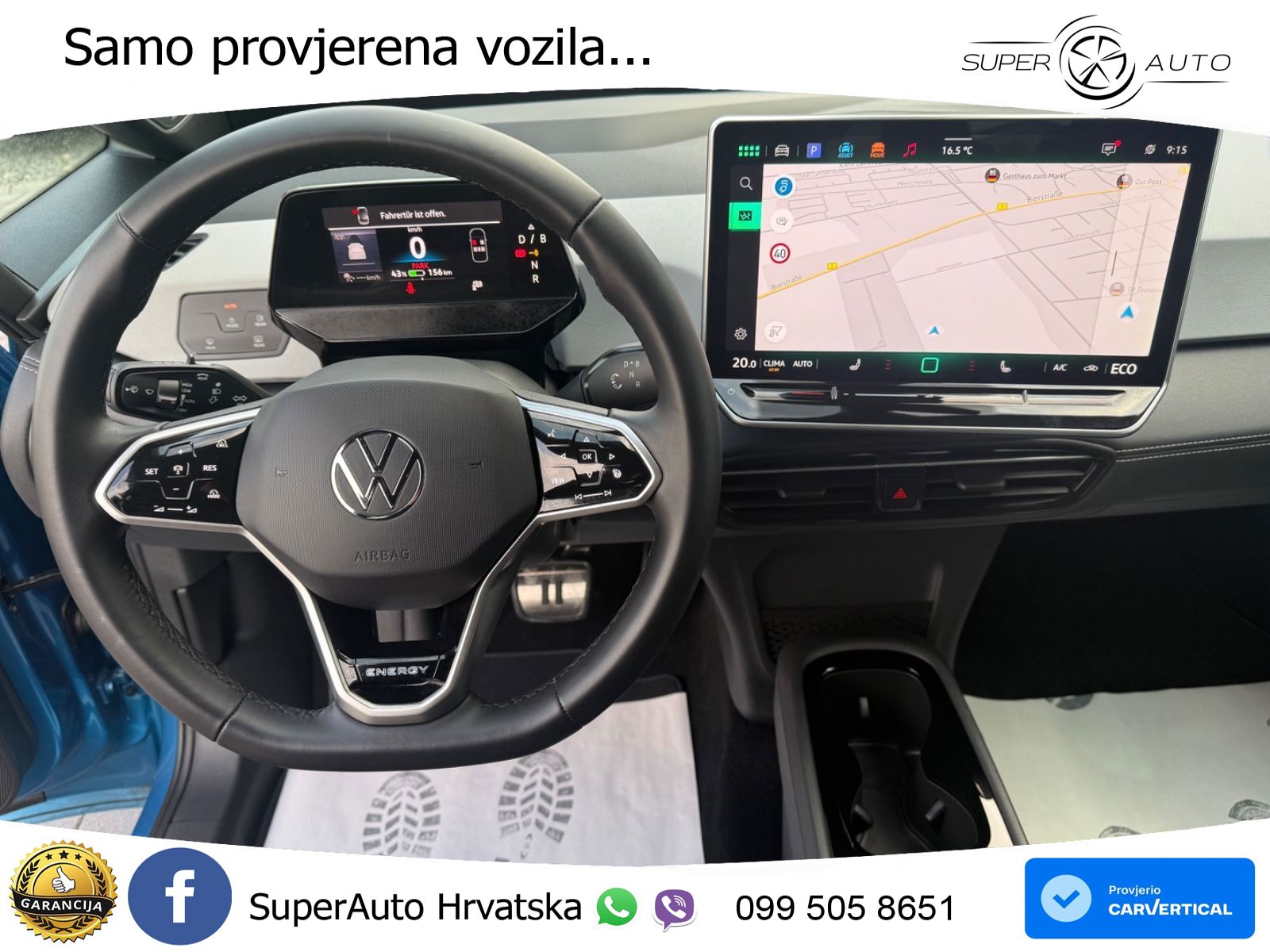 Volkswagen ID.3 Pro 62 kWh (204 KS)