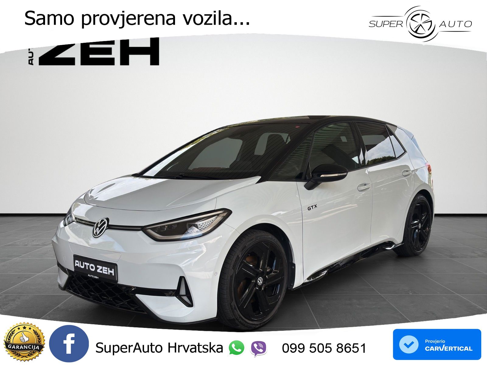 Volkswagen ID.3 GTX 84 kWh (286 KS) LED+GR SJED+ACC