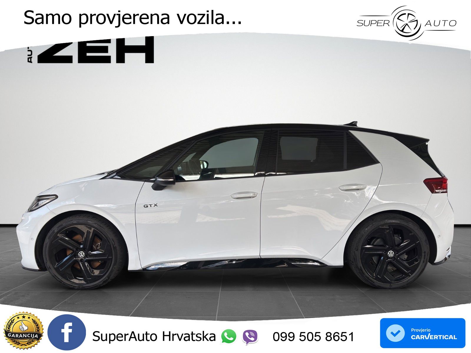 Volkswagen ID.3 GTX 84 kWh (286 KS) LED+GR SJED+ACC