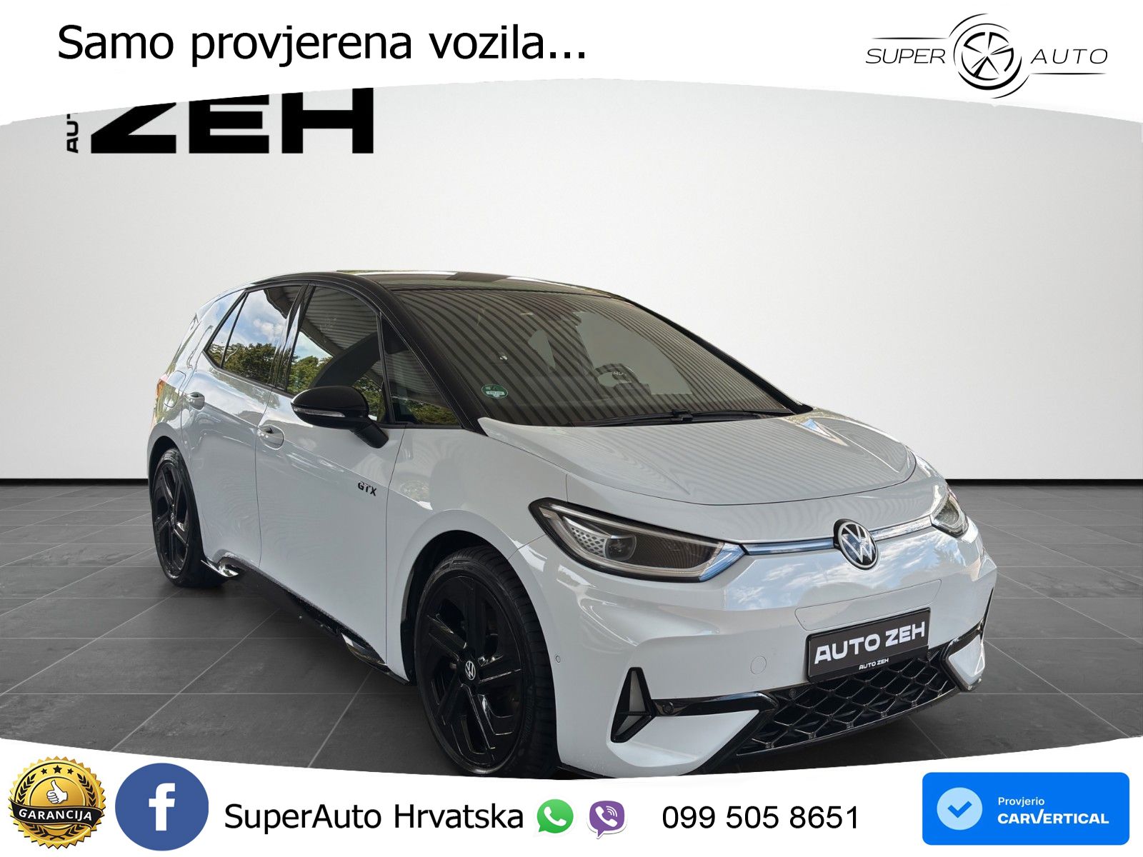 Volkswagen ID.3 GTX 84 kWh (286 KS) LED+GR SJED+ACC