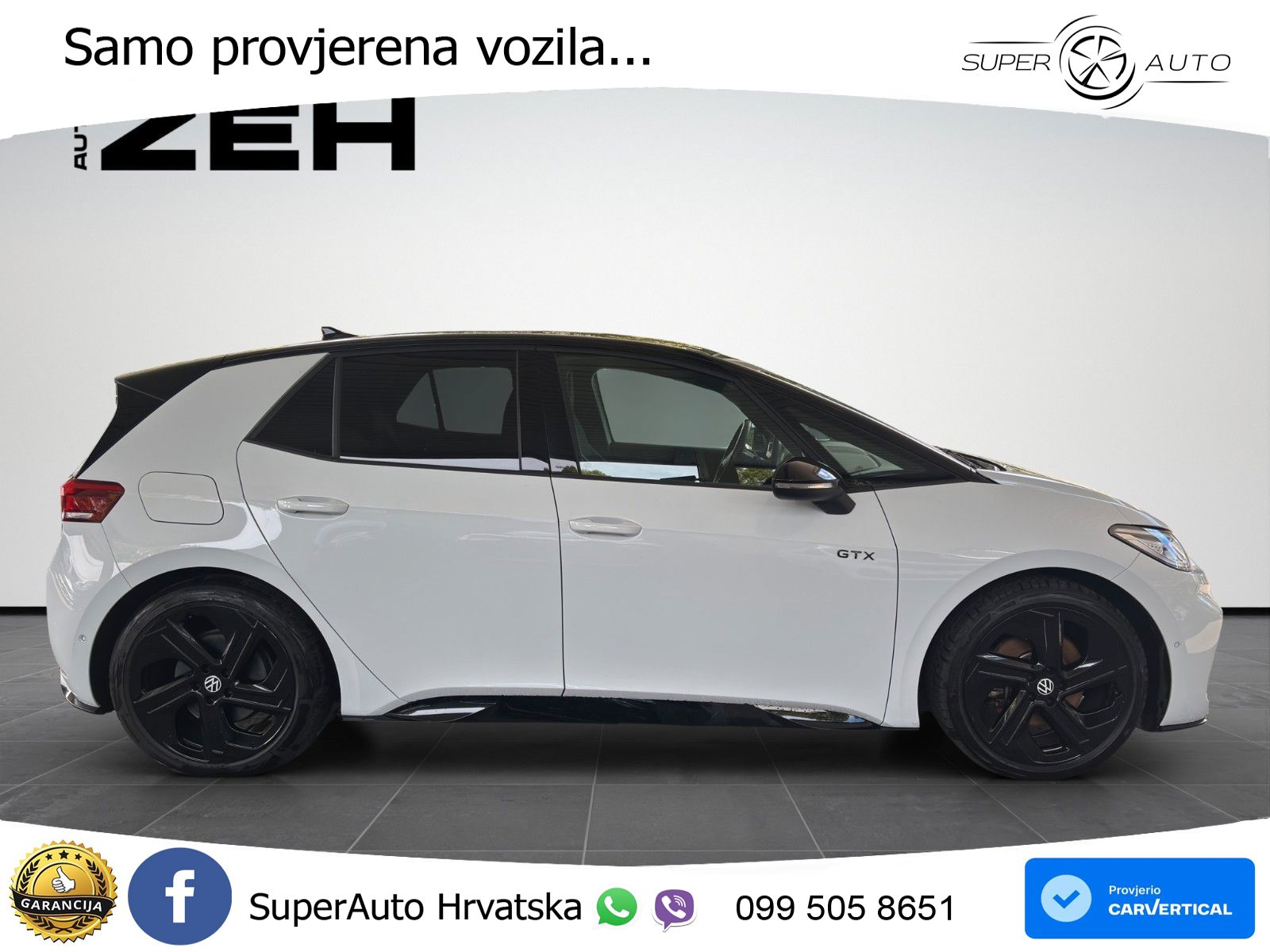 Volkswagen ID.3 GTX 84 kWh (286 KS) LED+GR SJED+ACC