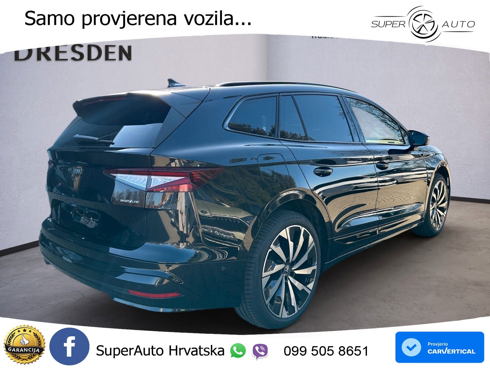 Škoda Enyaq 85 82 kWh (286 KS) SportLine LED+GR SJED+ACC