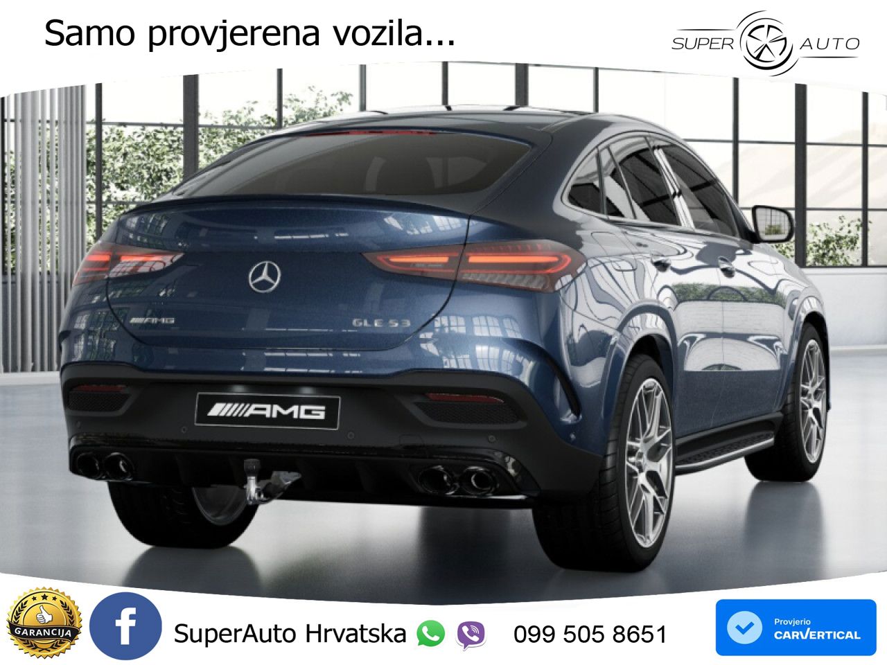 Mercedes AMG GLE 53 (435 KS) EQ Boost 4MATIC+ AMG SPEEDSHIFT TCT 9G LED+GR SJED+ACC
